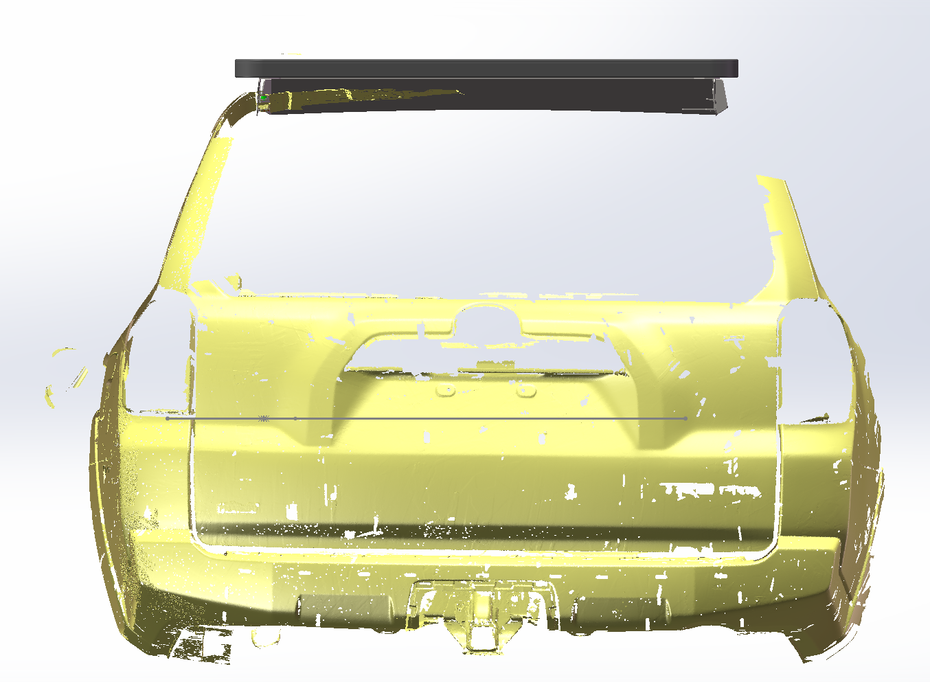 Black Aluminum Alloy 4runner Luggage Roof Rack Roof Basket Ideal for Camping Activities