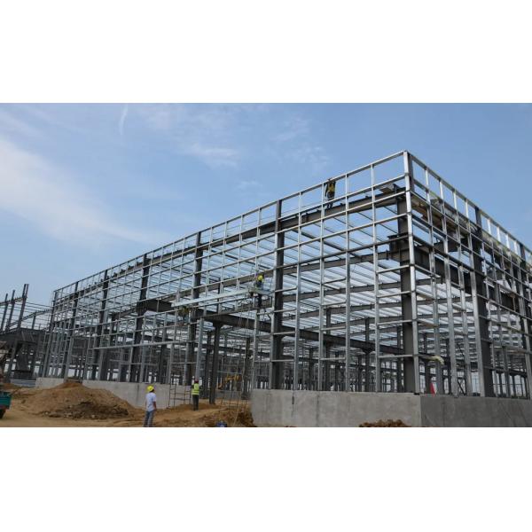 Galvanized Light Construction Steel Structure Prefabricated With Fast Construction
