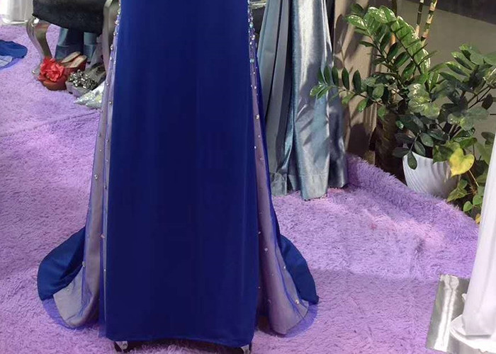 Sexy Diamond Mermaid Prom Dress , Sweetheart Fishtail Dress See Through Style