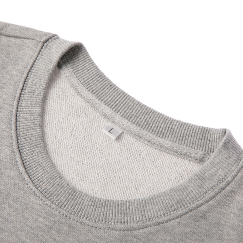 wholesale blank men's french terry wholesale crewneck sweatshirt