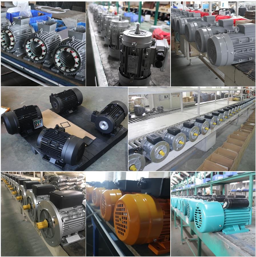 2.2KW 3HP Hollow Shaft Electric Motor Car Motor For Washing Machine