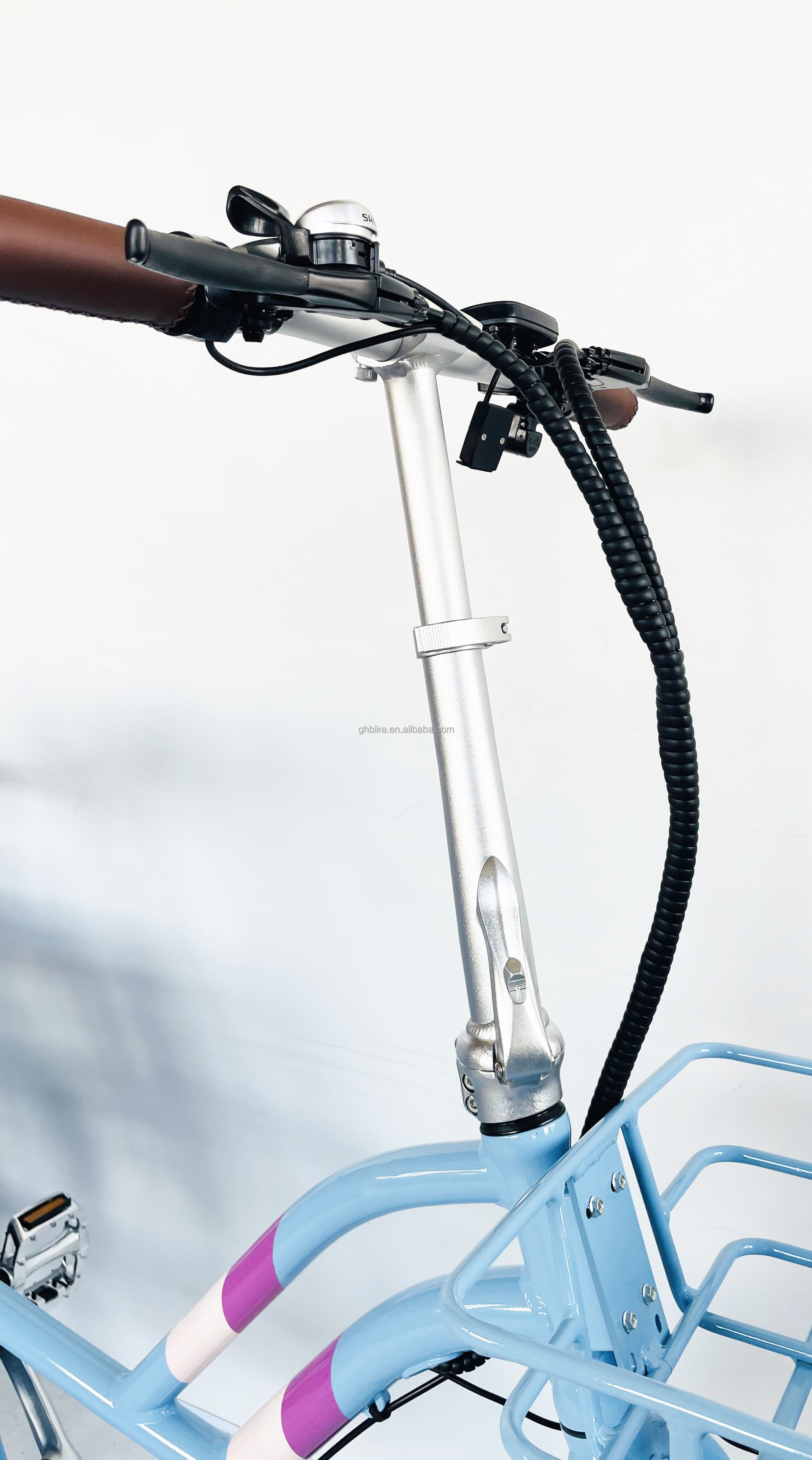 20" 48V 1000W Dual Batteries 34AH Lithium Battery 50KM/H Rear Hub Motor Snow Electric Bike