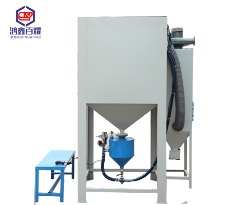 High Pressure Manual Sandblasting Machine with Turntable Cart