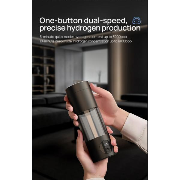 Best Custom Hydrogen Water Bottle High Efficiency 5000ppb 4.5 Ppm Electric for Cars