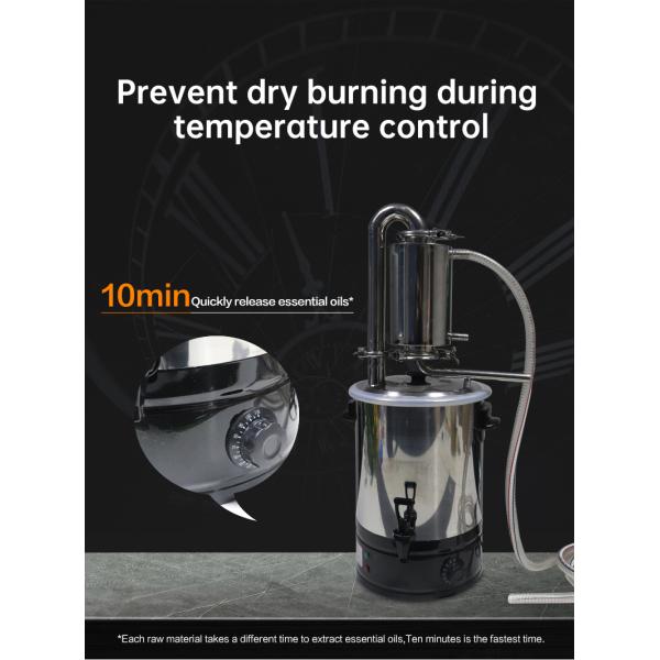 Steam Distillation Essential Oil Extraction Machine for Pomegranate Essential Oil Distillers 67*35*50cm
