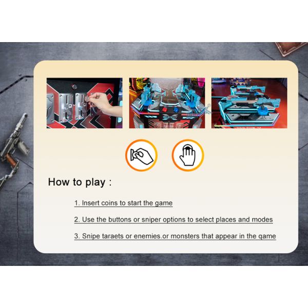 One Shoot Arcade Game Machine – Interactive Sports Simulator