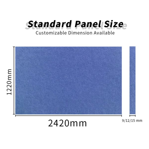 Interior Decoration Polyester Fiber PET Acoustic Panel Office Partition