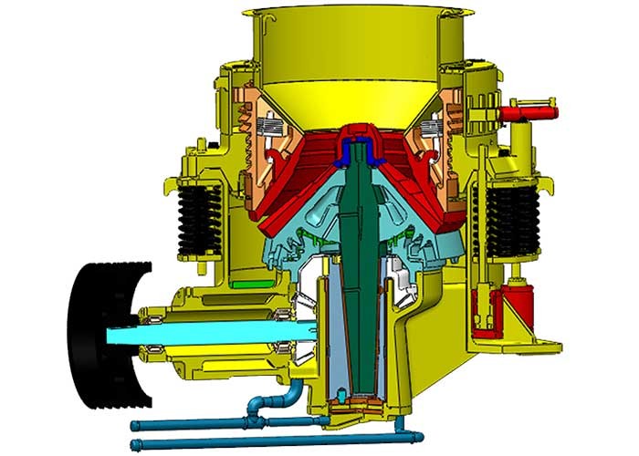 Dia 1296mm Hydraulic Stone Cone Crusher Machine For Aggregate Quarry