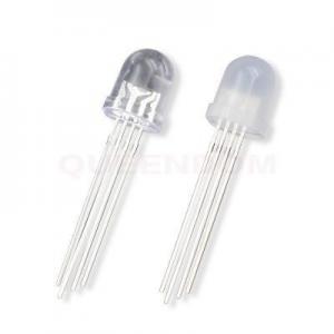 China 8mm Multi-Color Cathode Leds|8mm Round LEDs|RGB lights|4 Pins bulbs|RGB LED Diodes|rgb Clear Lense on sale