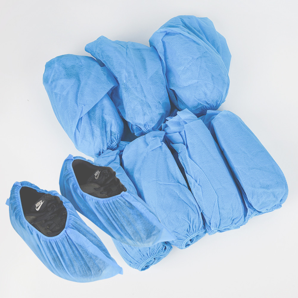 Disposable Shoe Covers , Hygienic Boot Covers Waterproof Shoe Protector Overshoes