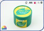 Green Round Paper Packaging Tube Matte Lamination Candy Tube