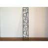 Buy cheap Custom Wrought Iron Entry Doors Thickness 30 Mm S509 Type Iron Mosaic Glass from wholesalers