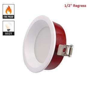 Quality COB Fire Rated LED Recessed Lights , 4inch 12w Wet Location LED Downlight for sale