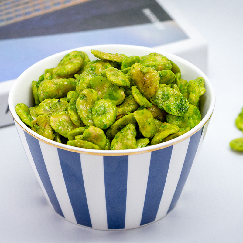 Corn Starch Fava Bean Snack Seaweed Taste Baked Broad Beans Snack