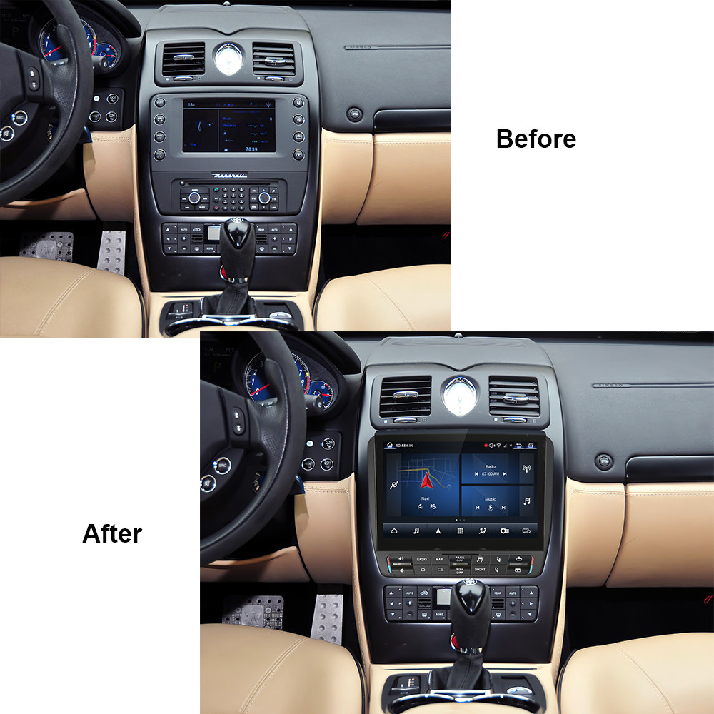10.26 Inch Maserati Android Auto Car Stereo 360 Camera Quattroporte 2009-2012