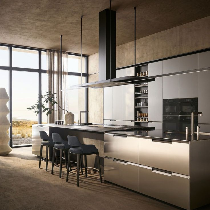 Automatic Interior Design Hotel Home Melamine Smart Cabinet Kitchen