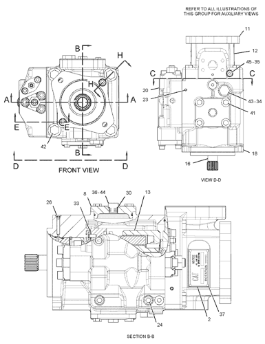 2928768 PUMP GP-PISTON Parts scheme