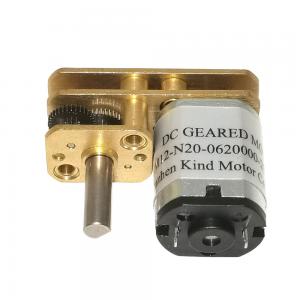 Quality Micro Parallel Axis Shaft DC Motor 180mNm , 2.2W Right Angle Gear Reducer Motor for sale