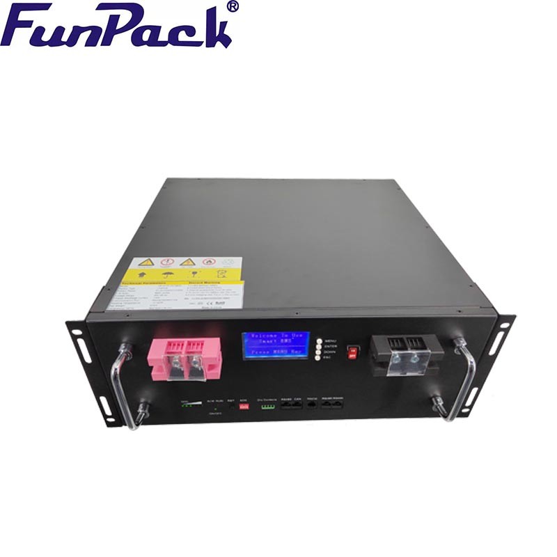 100AH 51.2V 5120Wh Lifepo4 Battery Rack 6000 Life Cycles For Energy Storage Equipment