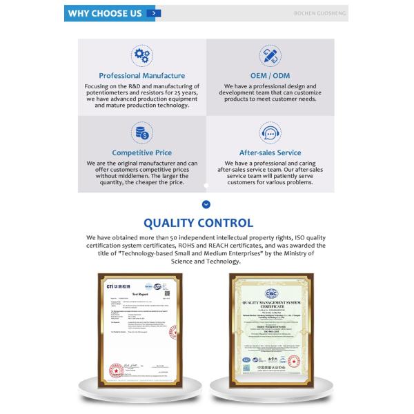 PT10 10mm Horizontal Through Hole Carbon Film Variable Resistor Potentiometer