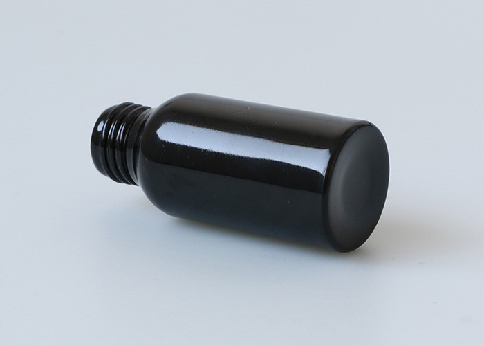 30ml Black Small Aluminum Lotion Bottles Airless 30ml / 1oz 76mm Height