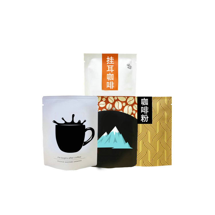 Stand up Drip Hanging Ear Coffee Packaging Bag Powder Filter Pouch