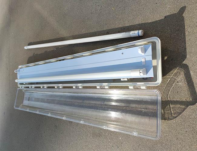 T5 T8 Flameproof Tube Light IP66 Ex Proof Fluorescent Lighting 0