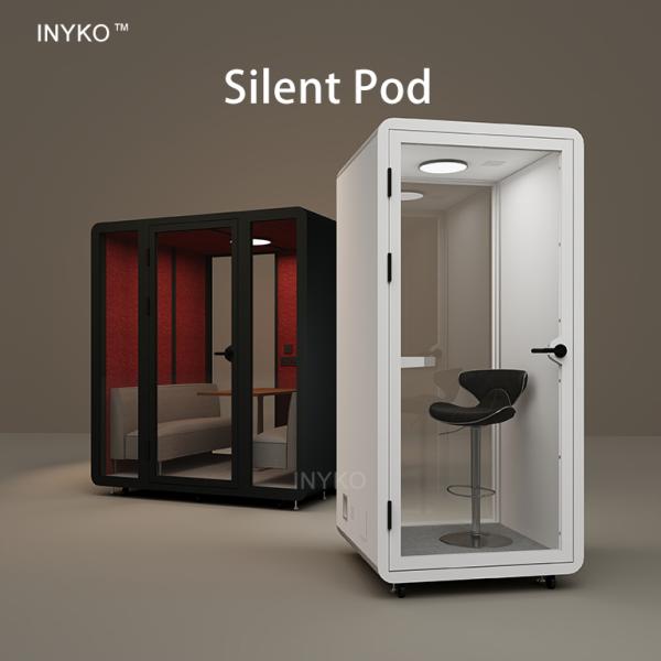 Portable Soundproof Booth with 40dB Noise Reduction and 1 Year Warranty for Office Pods