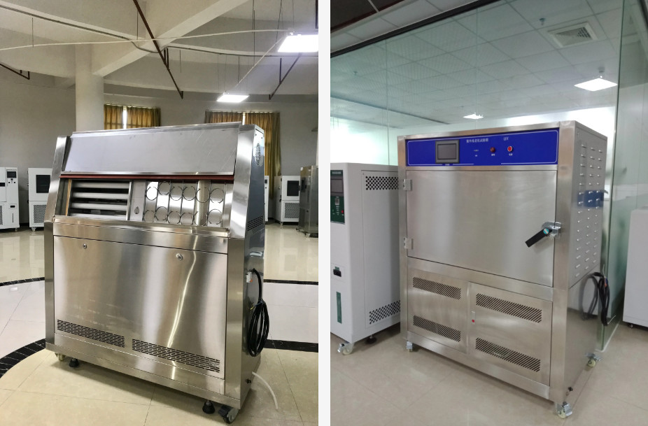 UV Radiation Aging Test Apparatus Humidity Range Of ＞90%RH UV Intensity 0.30-1.1W/M2