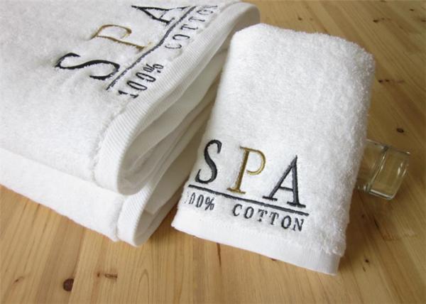 Buy Hotel Bath Towel And 16 Spiral White Yarn Weave Jaquard With Cotton Towels at wholesale prices