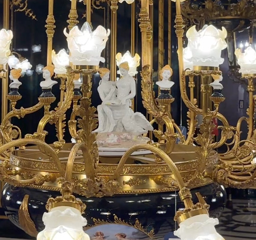 European Elegance Large 2 Story Foyer Chandelier Big Light Fixtures Museums Historic Buildings