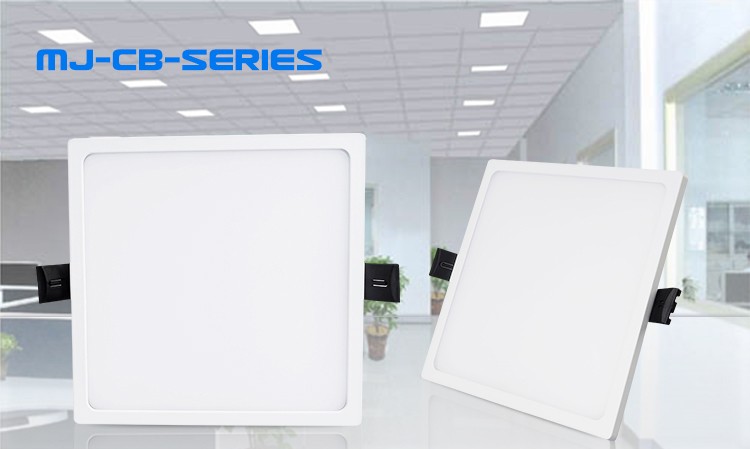 Unique Design Super Slim Aluminum Lamp Body Panel Light,New Product Ultra-narrow SMD Led Ceiling Square Embedded Plate Light