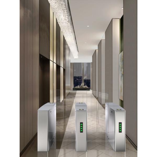 RS232 Interface Office Security Gates , Adjustable Barrier Automatic Turnstile Gate