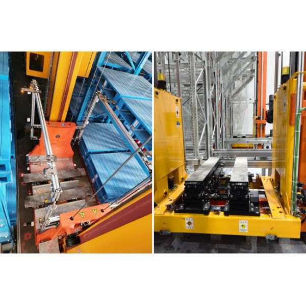 Stacker Crane Floor Supported SRM Storage And Retrieval Machine ASRS Automatic Storage And Retrieval System