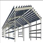 Lightweight Prefab Steel Framed Agricultural Buildings Metal Cattle Shed CE
