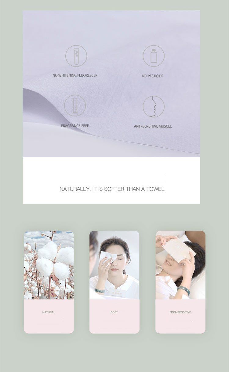 Nonwoven Makeup Cleaning Wipes , Multi Purpose Medline Ultra Soft Dry Cleansing Wipes