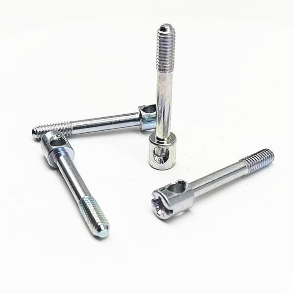Slotted capstan captive screw Precision Slotted Capstan Captive Screws DIN 404 ISO-Compliant Threaded Fasteners In Stainless Steel Titanium Custom Materials
