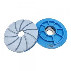 Quality 125mm Diamond Resin Polish Wheel Granite Polishing Disc for Snail Button Pad for sale