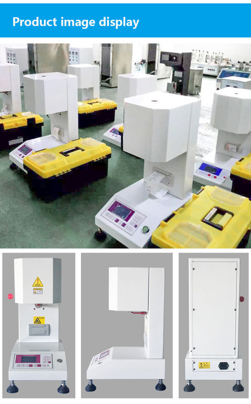 MFR Plastic Melt Flow Index Rubber Test Equipment / Plastic Testing Machine