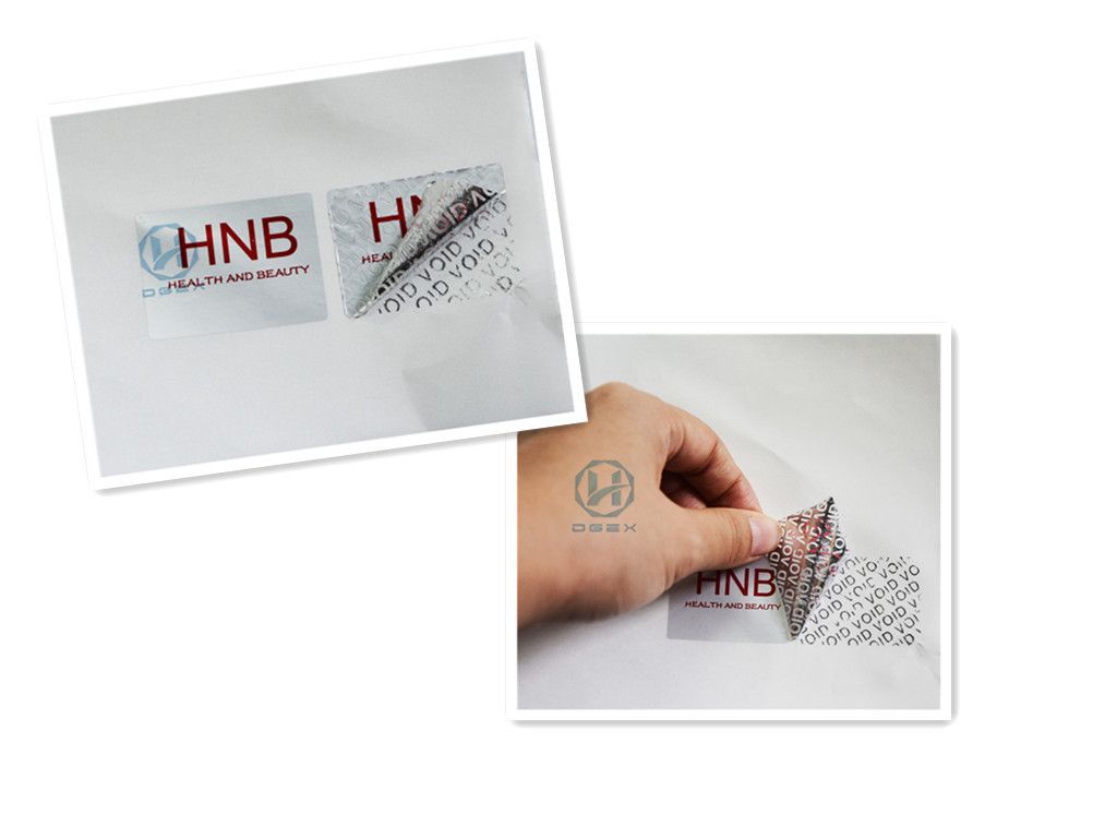 Total Transfer Tamper Proof Security Labels For Effective Box Corner Sealing