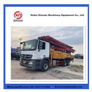 China DN125 Used Concrete Pump Truck Secondhand Putzmeister Mobile Concrete Pump on sale