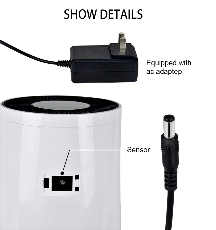 EMC PP Pre Filter 15w 3million Anion HEPA Air Purifier