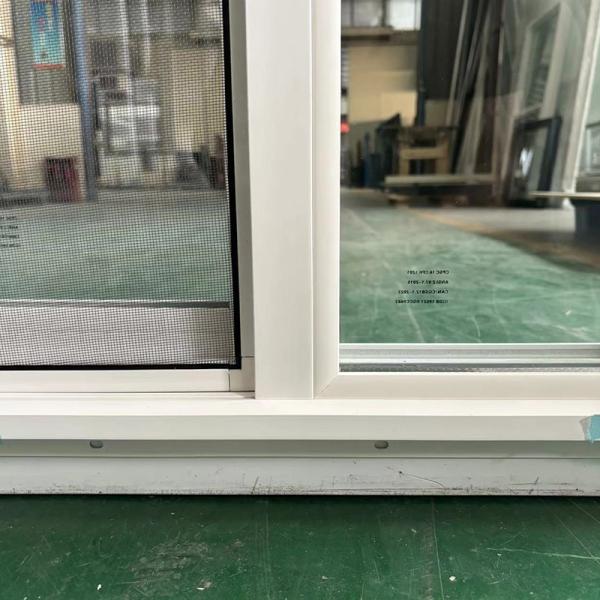Friction Hinge UPVC Sliding Window And Door Standard Notch Design With Float Glass