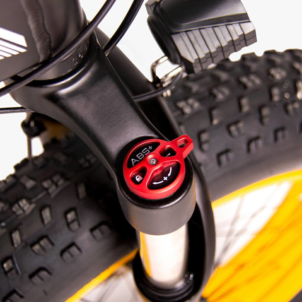 EU STOCK Cysum X2000 Fat Tire Foldable Electric Bike 12.8ah 1000w 20*4inch
