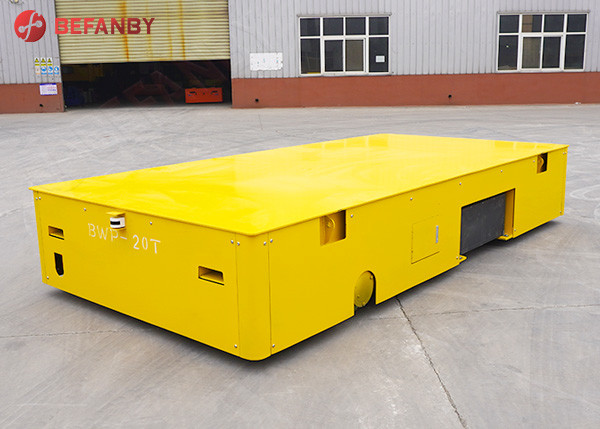 Remote Control No Rail Battery Electrical Transfer Cart 25 Ton
