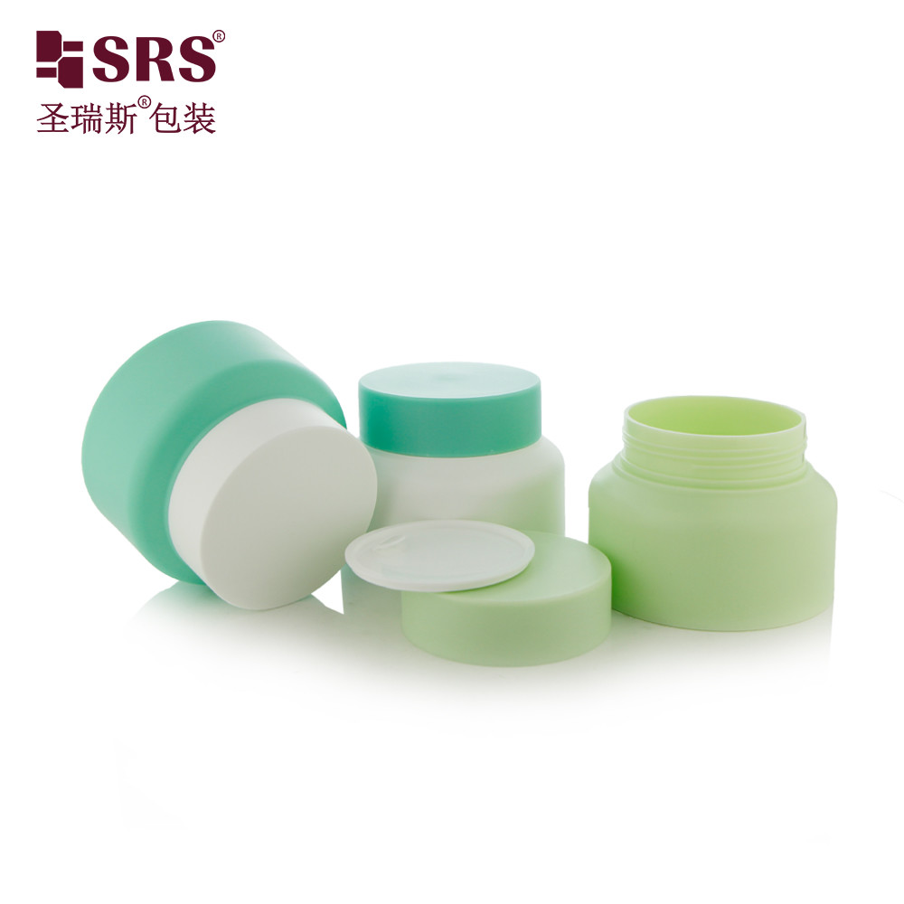 SRST-80g 100g PP PCR Round New Design Body Scrub Cream Jar Container Eco-friendly Material Packaging