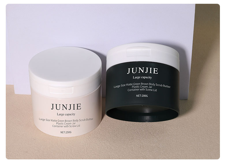 PP Refillable Cosmetic Container Luxury Cream Jar With Lid