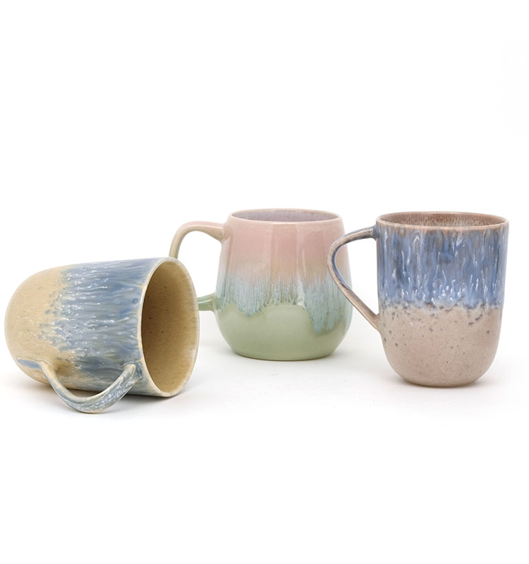 14Oz Ceramic 3D Mug Ceramic Coffee Milk Mug With 3d Reactive Glaze DW-01A86