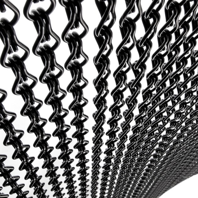 Metal Decorative Chain Link Curtain Stainless Steel Wire Mesh Chain Drapery