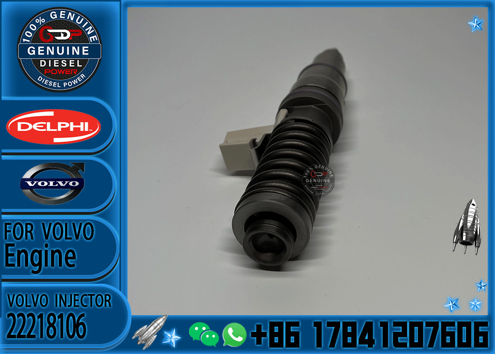 22479124 22052772 22218106 Fuel Injector For Volvo Engine 20430583 20440388 22012829 Diesel Engine Part Injector
